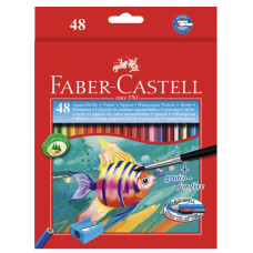 Набор карандашей акварельных Faber-Castell 48 цв